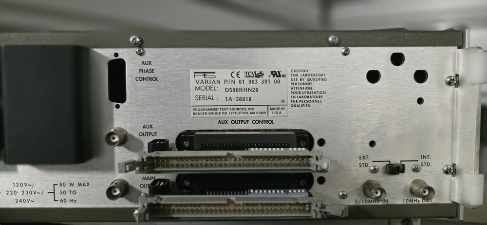 Programmed Test Sources PTS D500 Frequency Synthesizer 1–500 MHz (Varian...