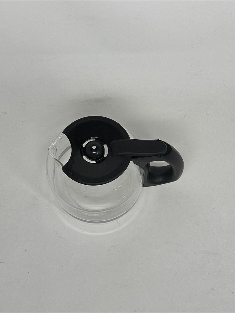 Mr. Coffee Replacement 12-Cup Glass Carafe, Black