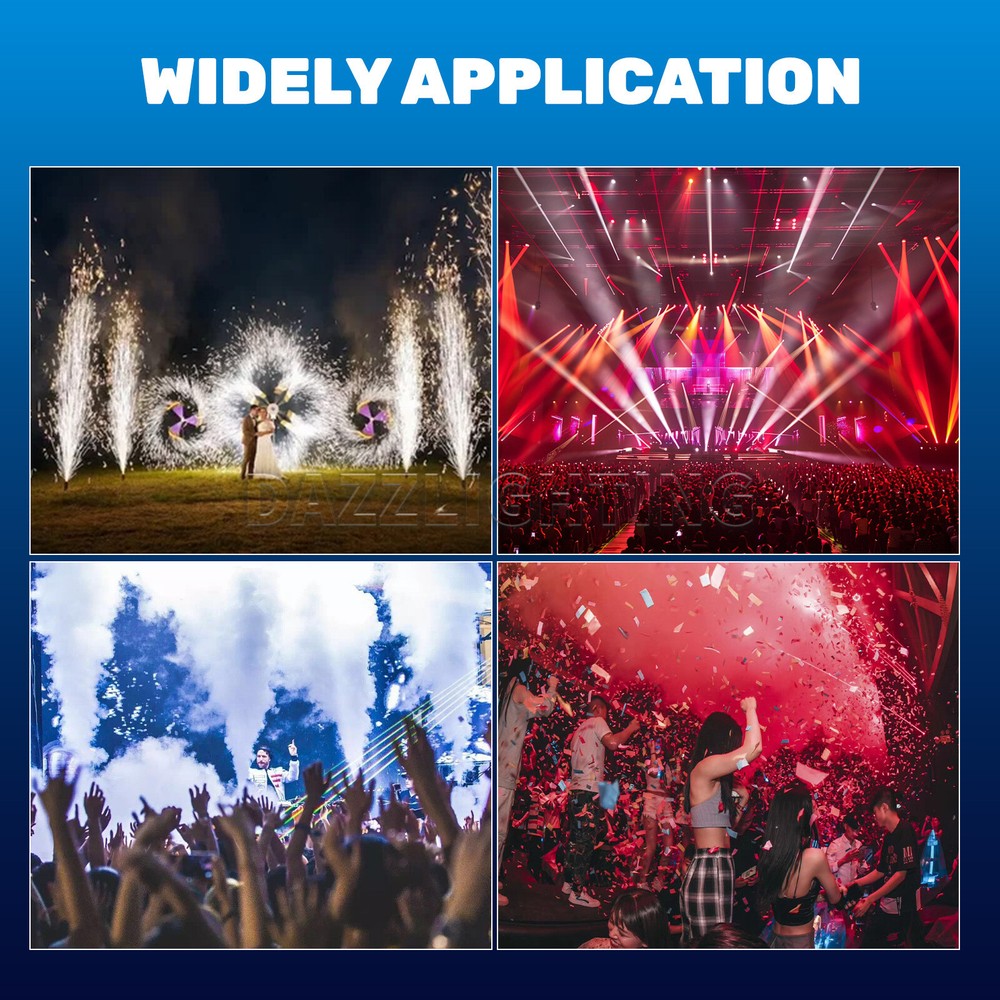 Rotation Cold Spark Firework Machine Sparkler Effect with Stand Wedding Stage