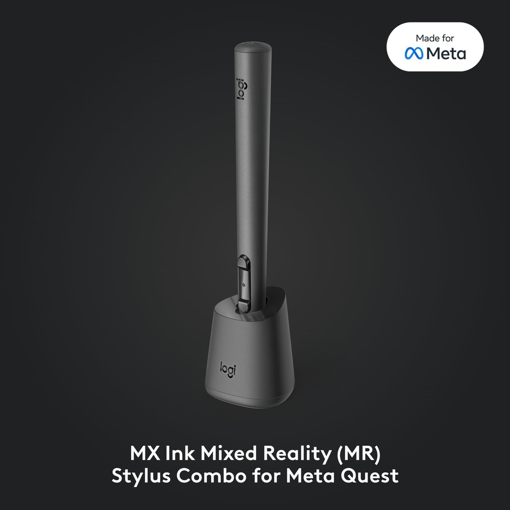 Logitech MX Ink Mixed-Reality MR Stylus with Charging Dock Combo high precision