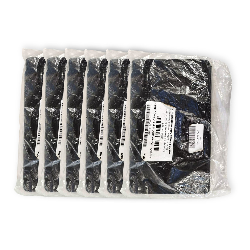 US GI Knee Pad Inserts X-Short-Short – 6 Pack (12 Total Inserts)