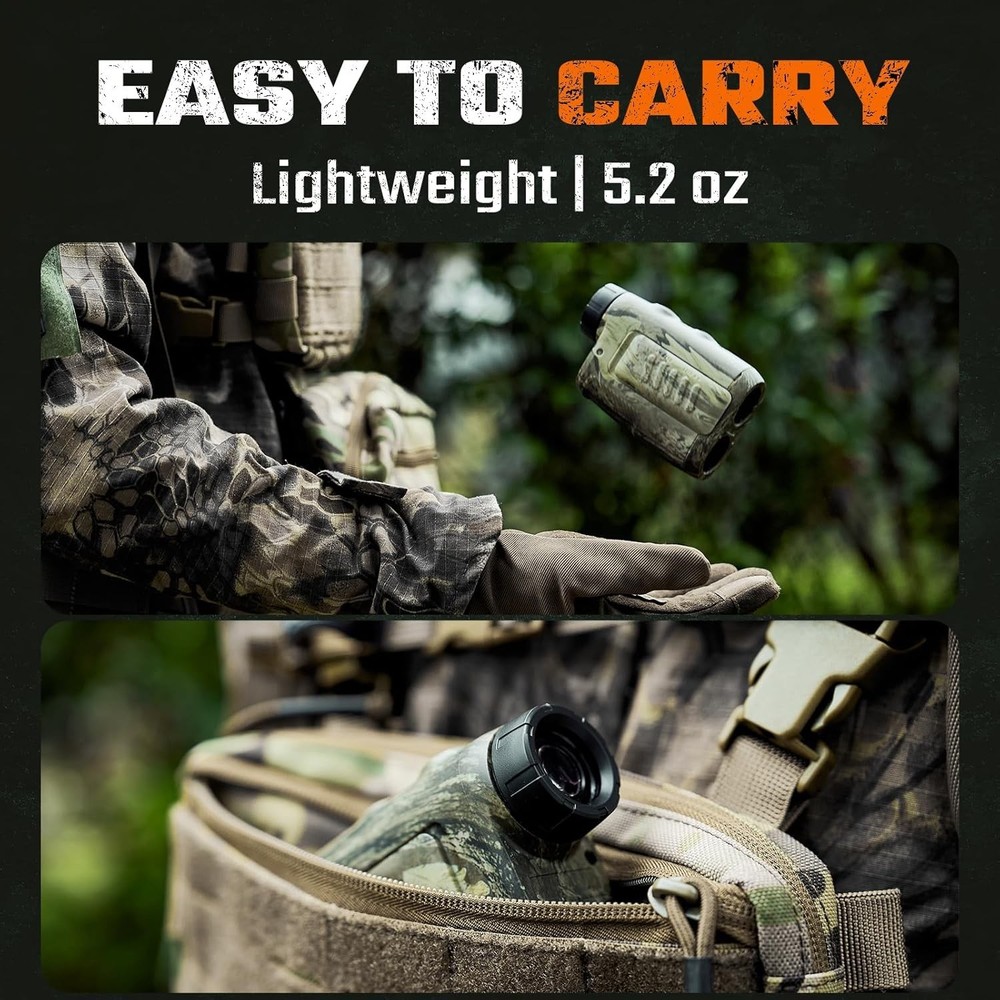 Eco-Friendly Precision Hunting Range Finder - Lightweight, Waterproof & Accurate
