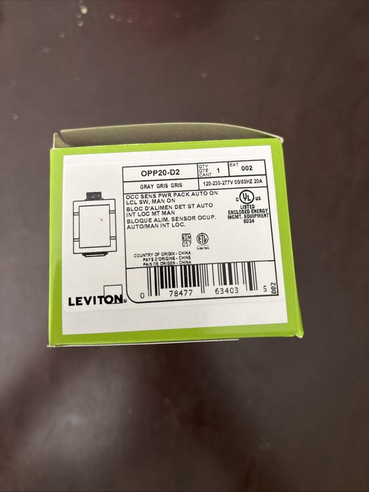 Leviton OPP20-D2 Occupancy Sensor Power Pack Free Ship