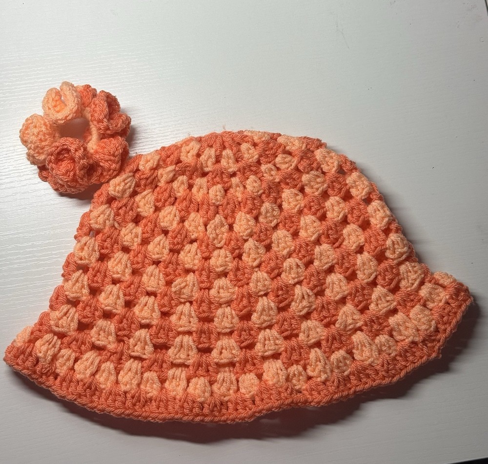 Crochet Hat + Scrunchie