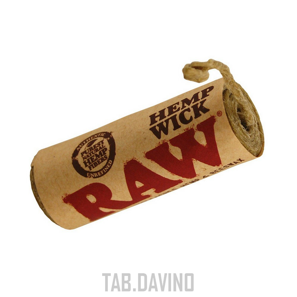 RAW WICK 6 METRI 2 ROTOLINI BIO CERA API