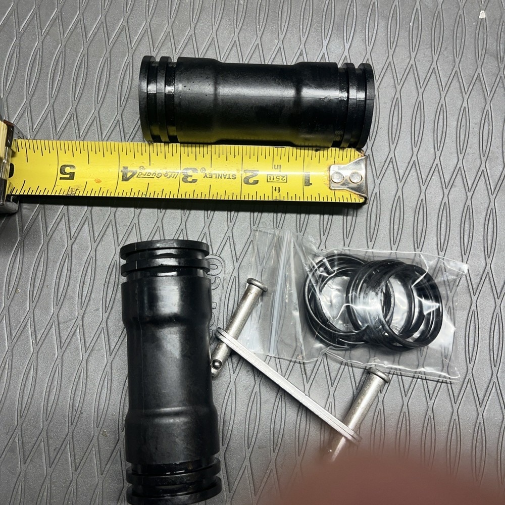 Kinetico  3 1/2" Inlet Outlet Tubes,  pins, links, and 8 O-rings Water Softener