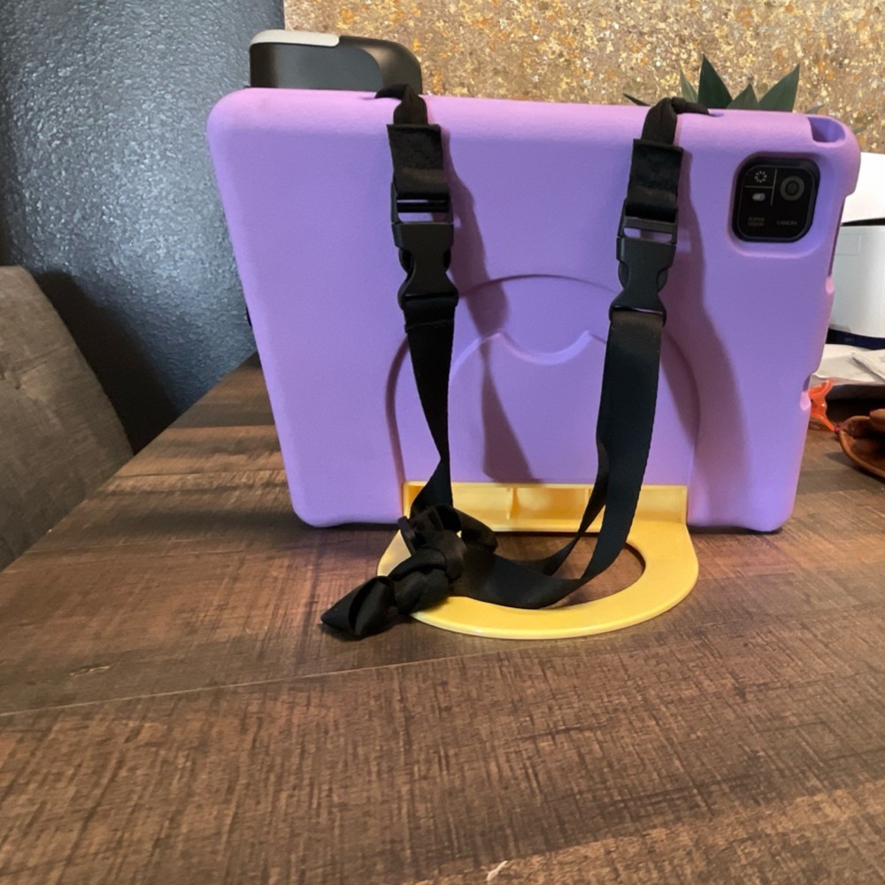 10.1’ Tablet with Kid-Friendly Case, Educational Apps, Strap Handle bundled