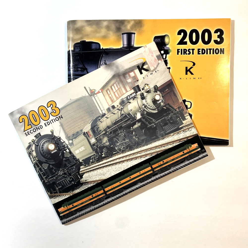 K-Line Electric Trains 2003 First 1st and Second 2nd Edition Catalog