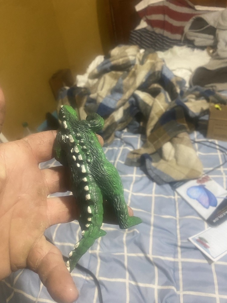 Vintage 1978 TOHO Co. GODZILLA Figure Bendable Bendy Rubber 5”