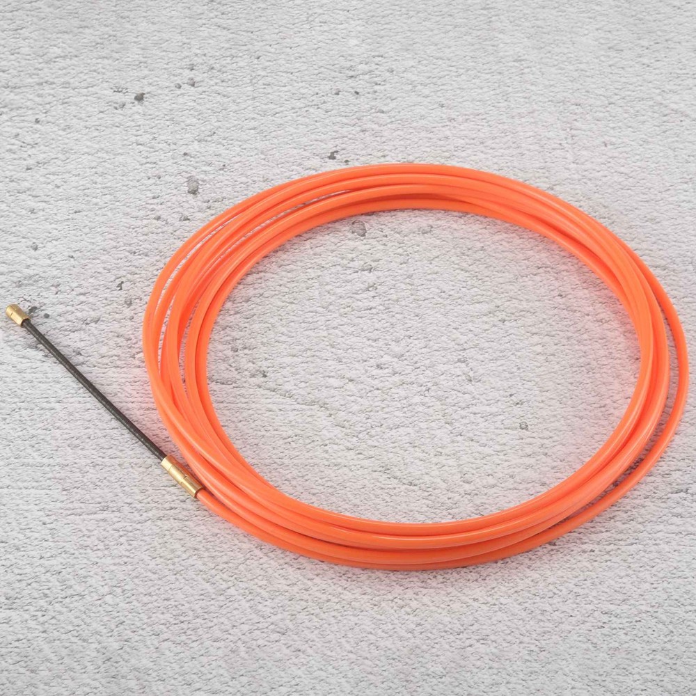 4Mm 5 Meter Orange Guide Device Nylon Electric Cable Push Pullers Duct3100
