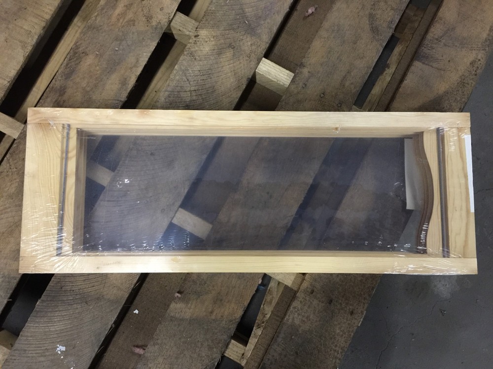Wood Open Frame Panelettes, Decorator Panels 8"x 33" (4 Per Pkg).