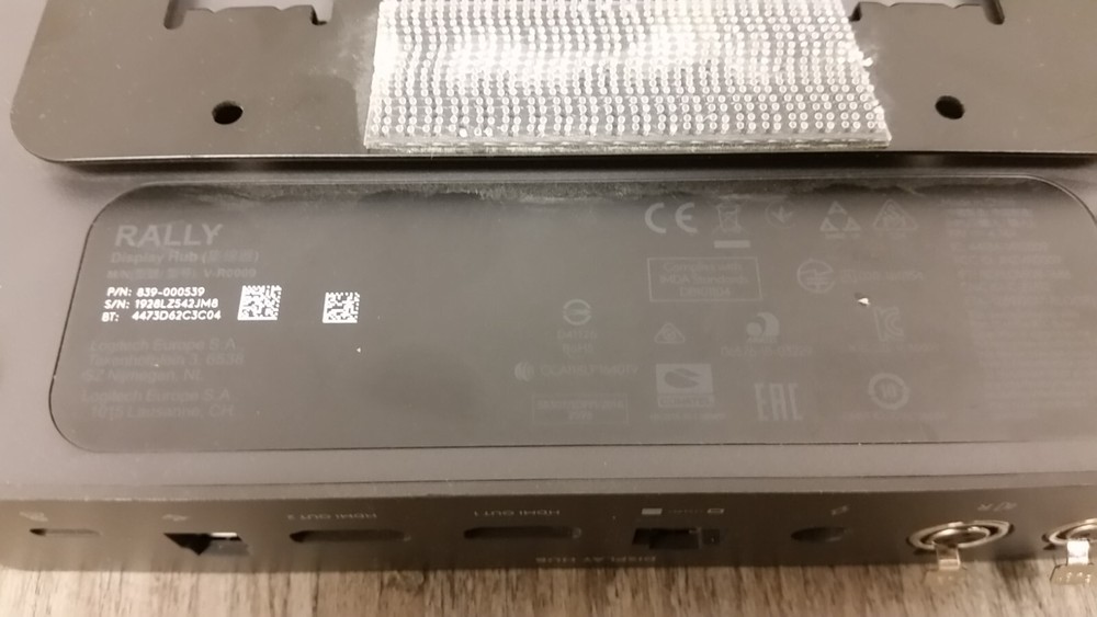 Logitech Rally Display Hub 839-000539