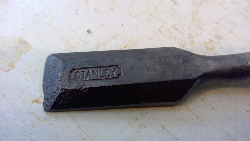 Stubby Stanley Wood Socket Chisel, 3/4 Inch Vintage