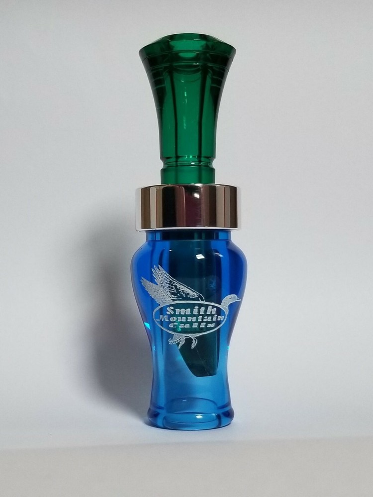 Smith Mountain Calls Blue Acrylic Duck Call With Poly Insert