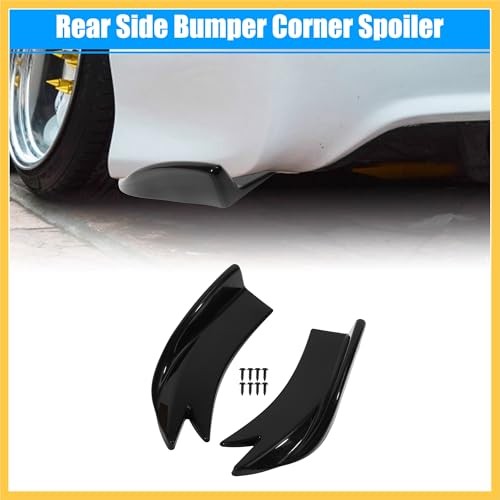 1 Pair Car Universal Rear Bumper Lip Diffuser Splitter Canard Protector Body