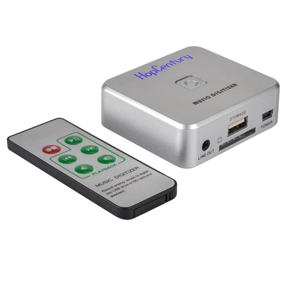 User-Friendly MP3 Music Digitizer - RCA & 3.5mm Input: Capture Audio with Ease