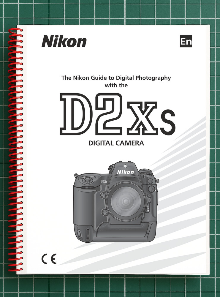 Nikon D2Xs — User Guide Manual Documentation Reference — 287 Pages — USA Made