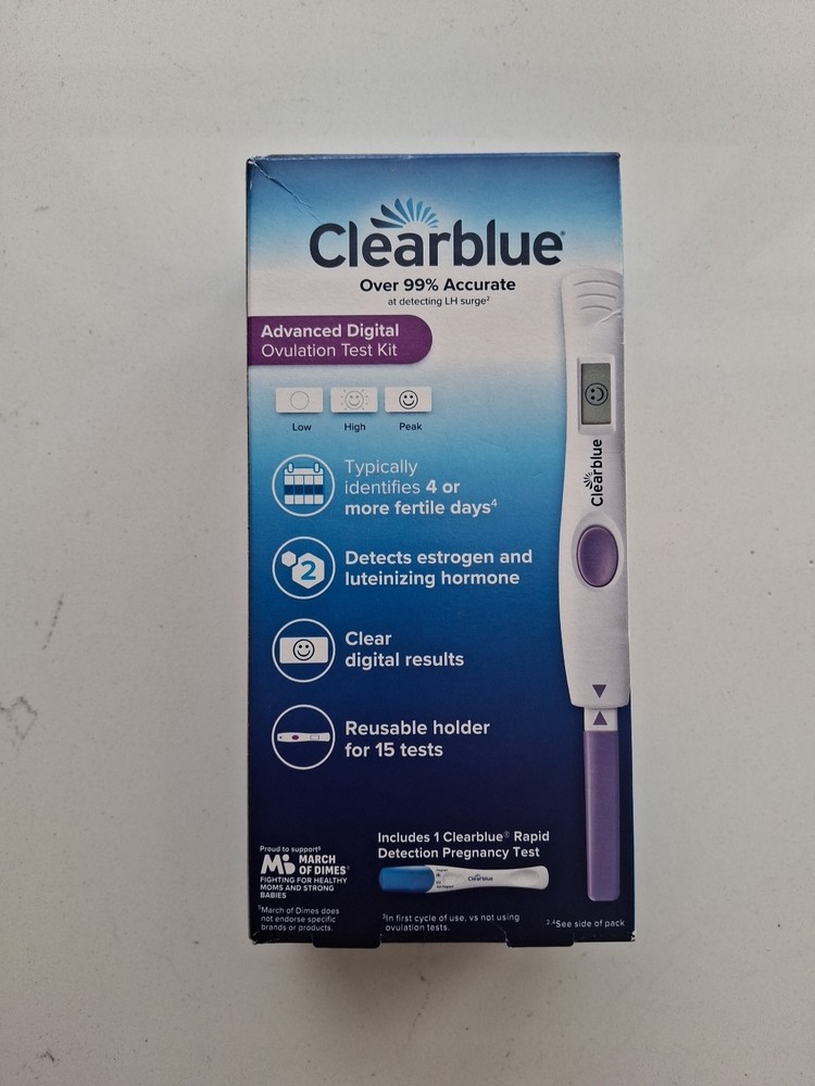 Clear Blue Advanced Digital Ovulation Test -15 Ovulation Tests + 1 Pregnancy...
