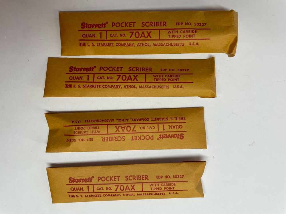 Starrett Pocket Scribber, 70AX, Brand New, 4 Available