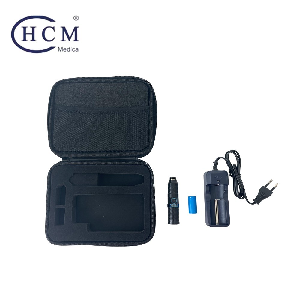 Rechargeable Portable Endoscope Light Source 10W LED Cold Light Source For ENT