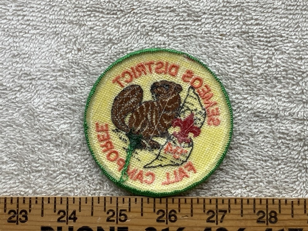 1994 Semeos District Boy Scouts Patch New Jersey Fall Camporee Vtg