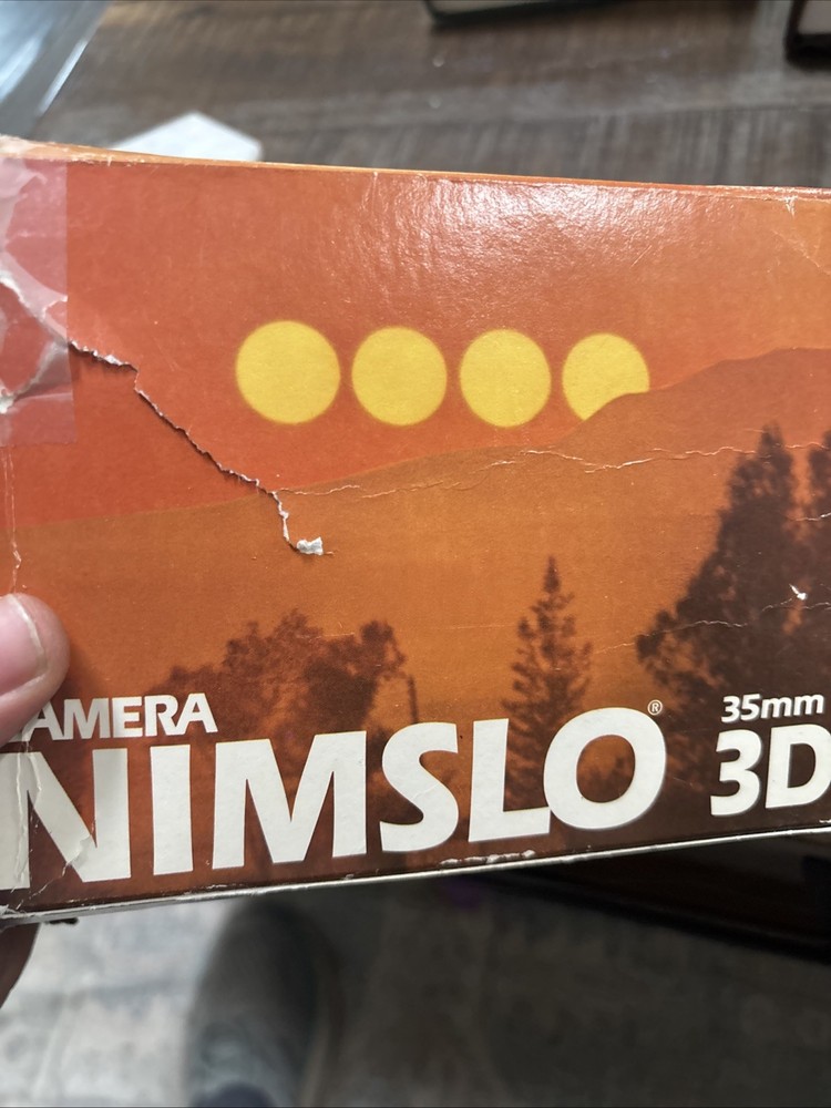 Nimslo 3D Camera 35mm Camera W/ Opti-Lite Flash