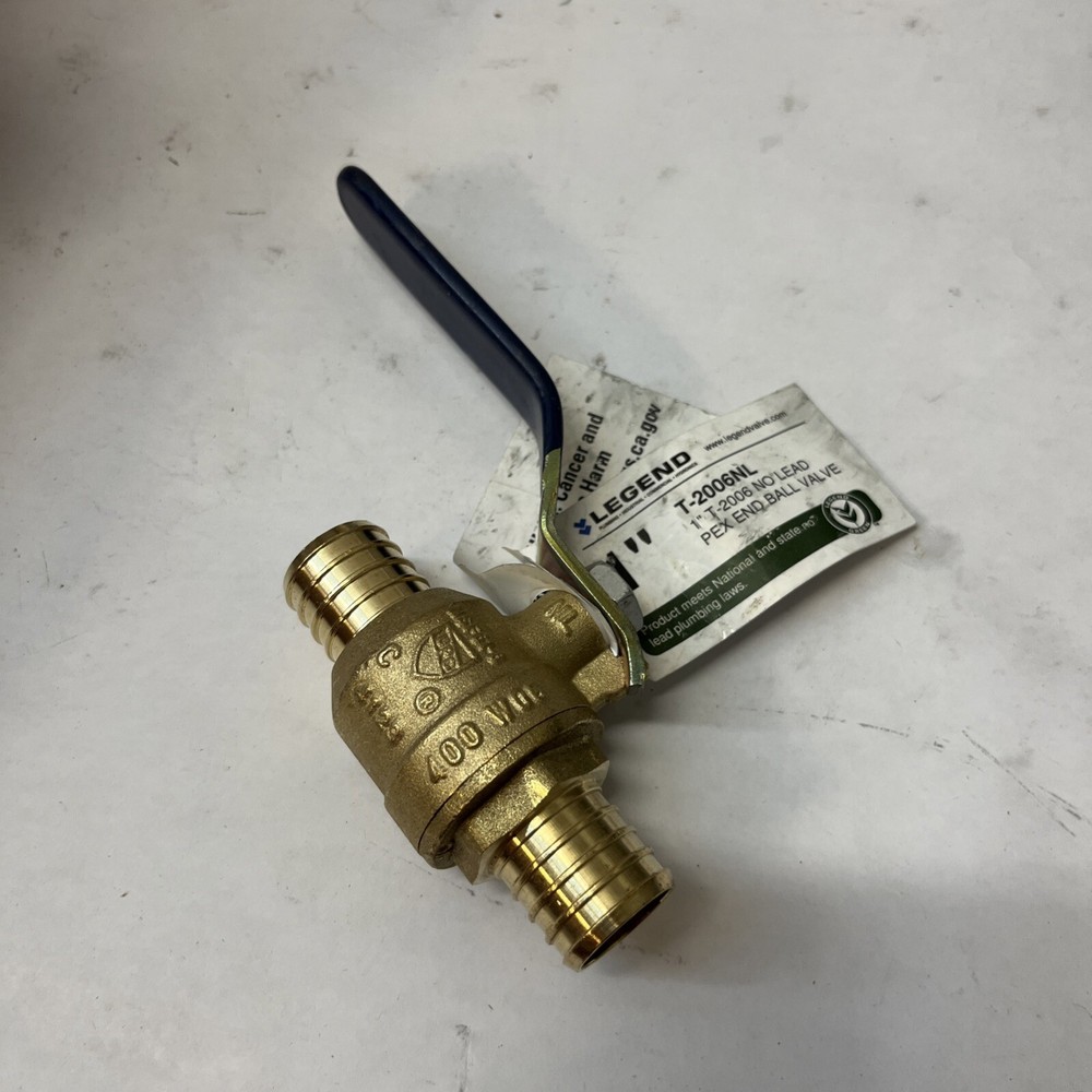 Legend 1” T-2006NL No Lead Pex Balk Valve