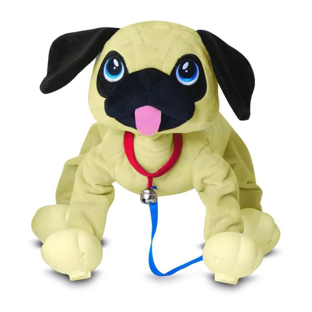 Peppy Pets Walking Pug Dog No Batteries Required Bouncing Pet Interactive