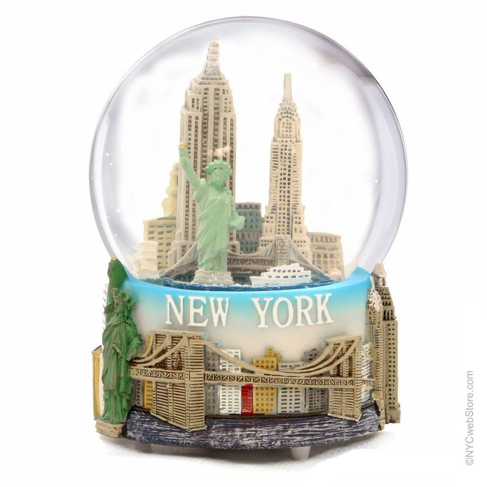 NYC Musical Snow Globe Souvenir