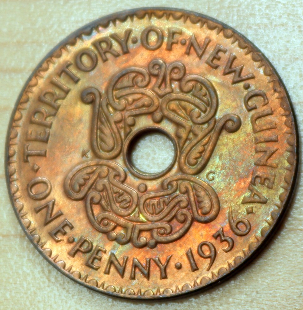 1936 New Guinea 1 Penny
