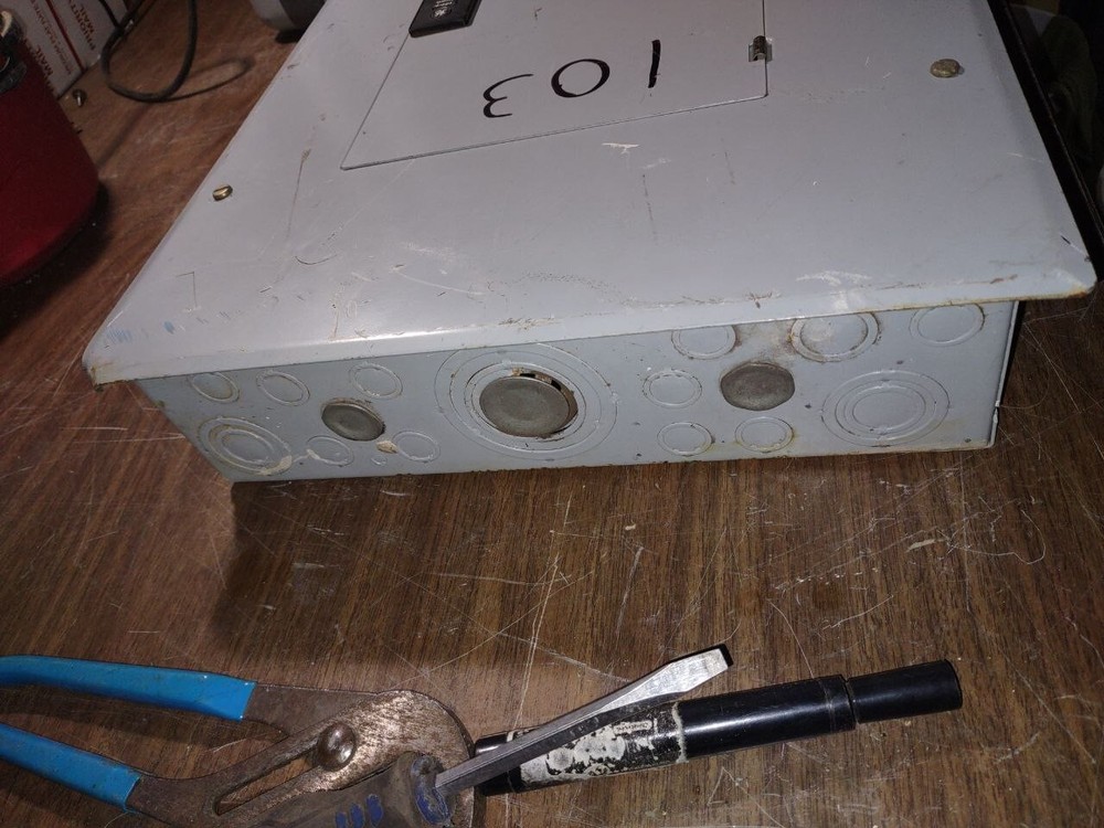 GE Panel With Breakers