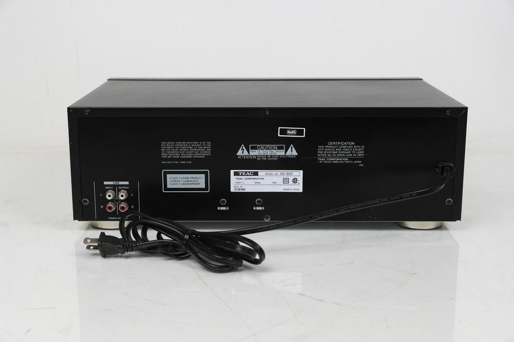 TEAC AD-850 Cassette Deck CD Player USB Memory Recording & Playing; AS-IS