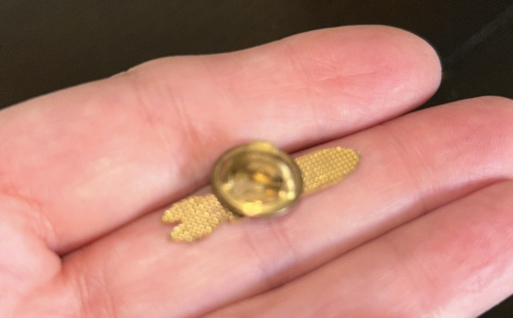 Vintage FFA Pushing The Max! Rocket Pin Lapel Pin