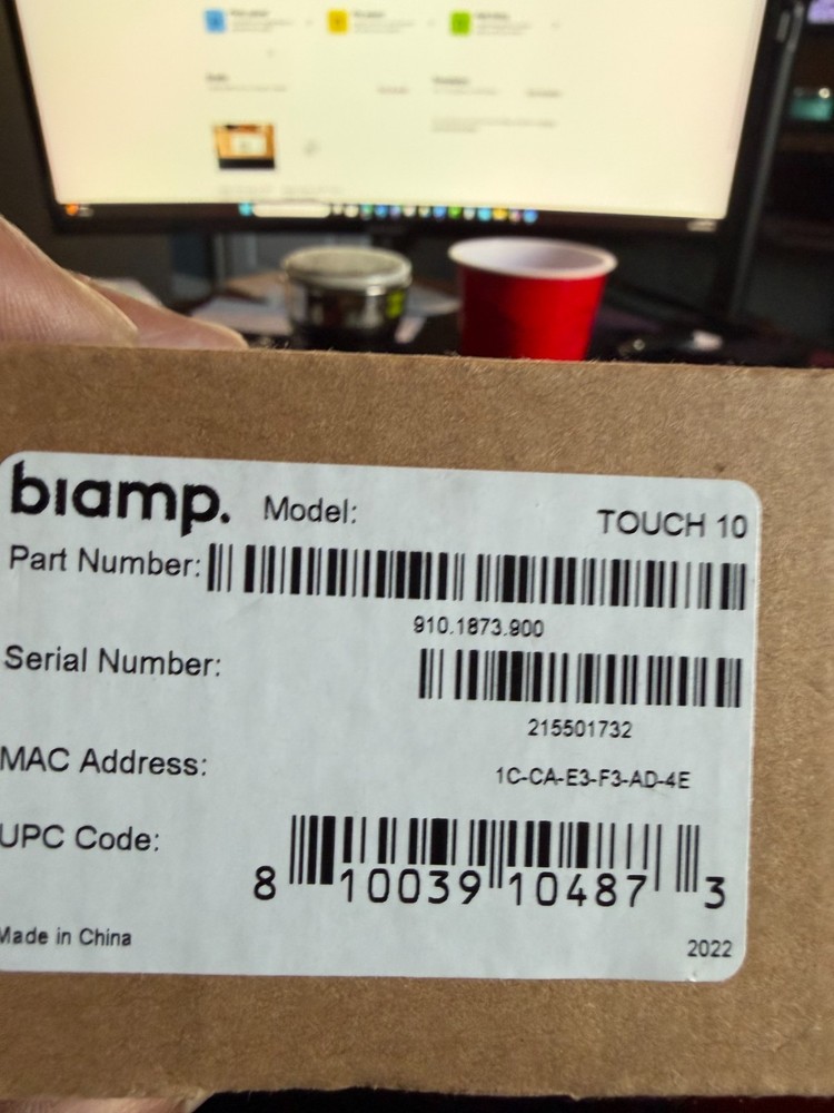 Biamp Touch 10 #910.1873.900