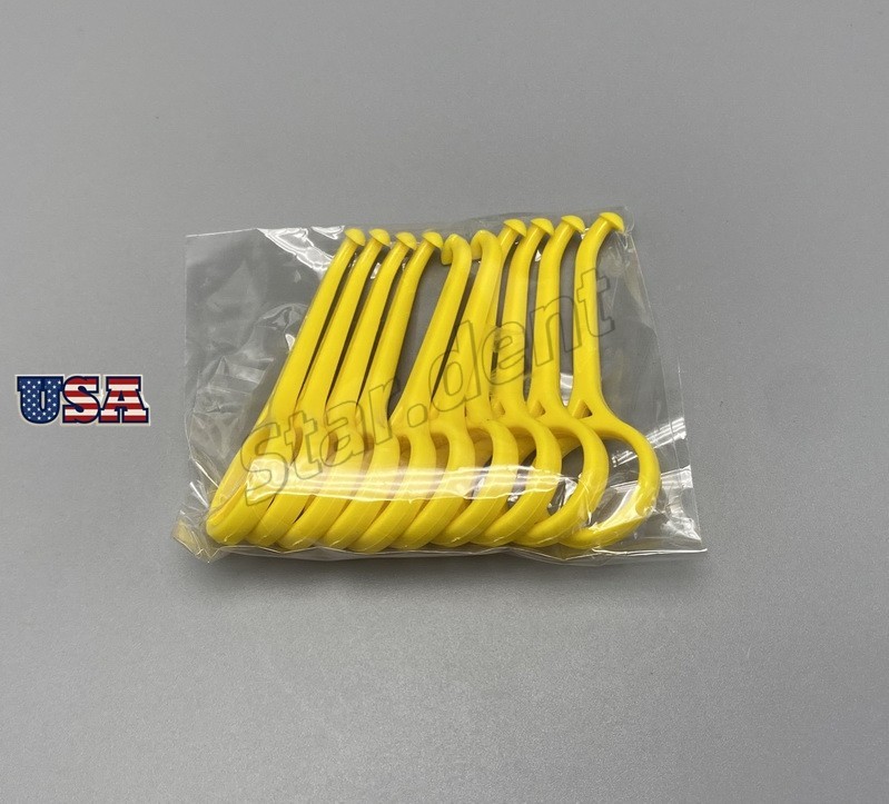 100Pcs Orthodontic Aligner Removal Tool Braces Extractor Nice Invisible Colors