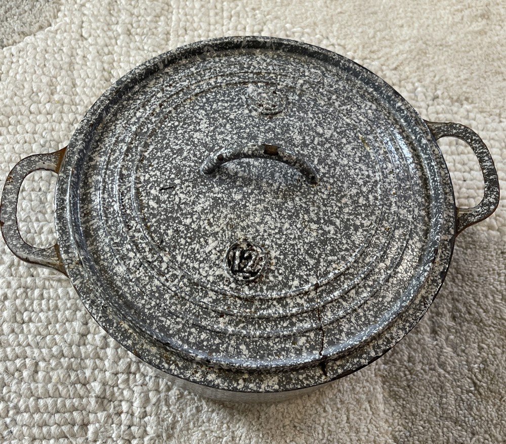 Briffault Vintage Cast Iron Pot pan #12