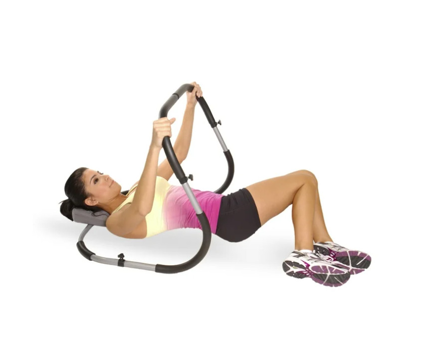 AB Trainer Abdominal Machine Exercise Crunch Roller Workout Exerciser, Home Gym