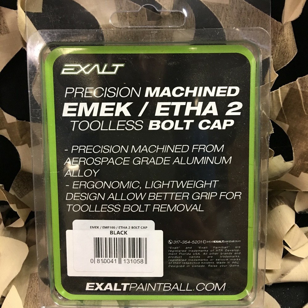 New Exalt Bolt Cap For Planet Eclipse EMEK, EMF100 & ETHA 2 - Black