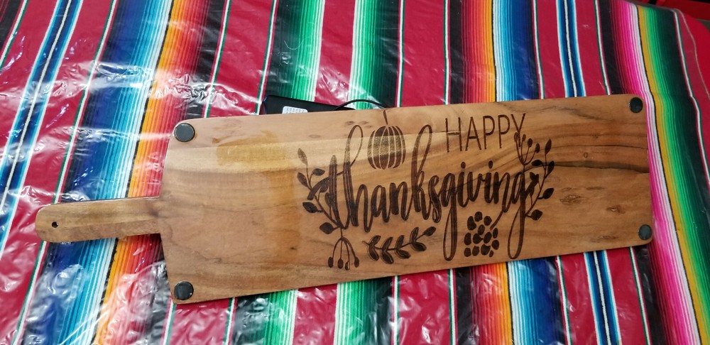 large wooden cutting board