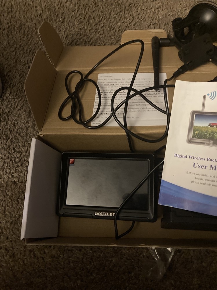 Wireless Magnetic Digital Backup Camera System