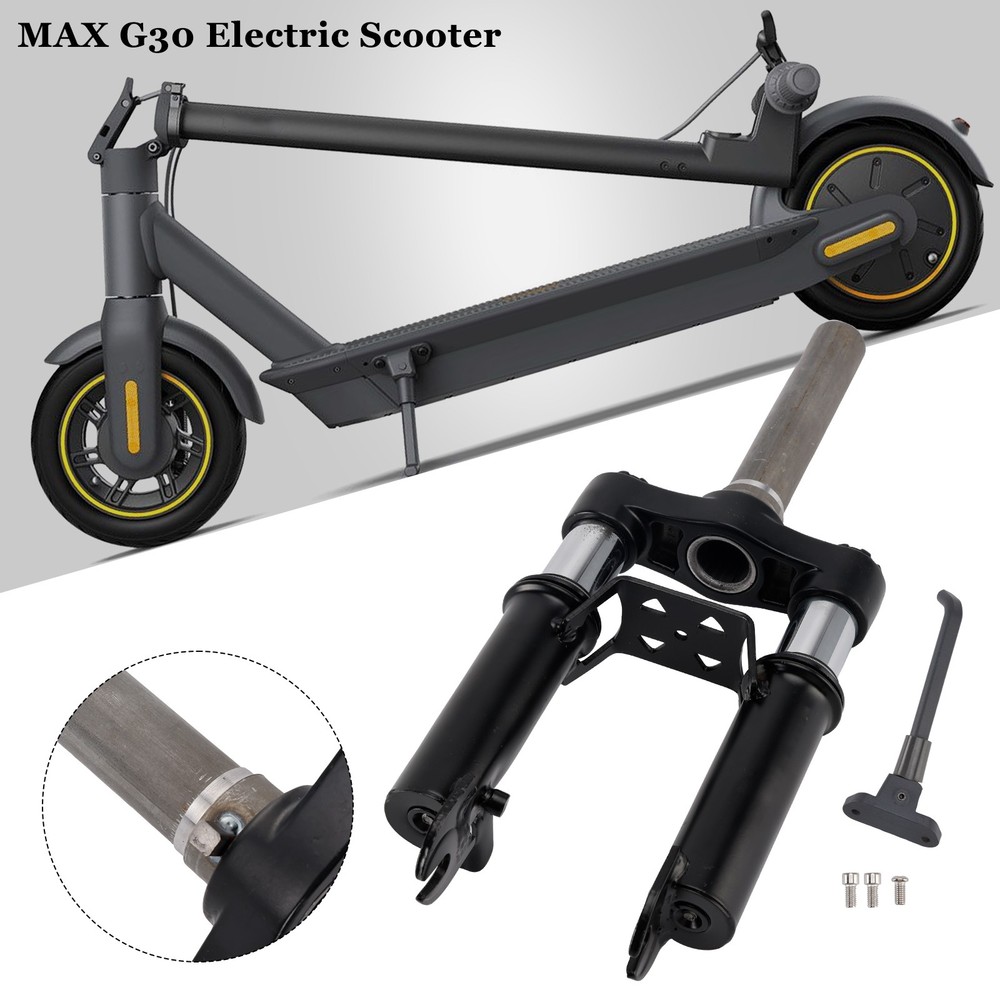 Front Fork Shock Absorber with Foot Stand for Ninebot Max G30 E-Scooters