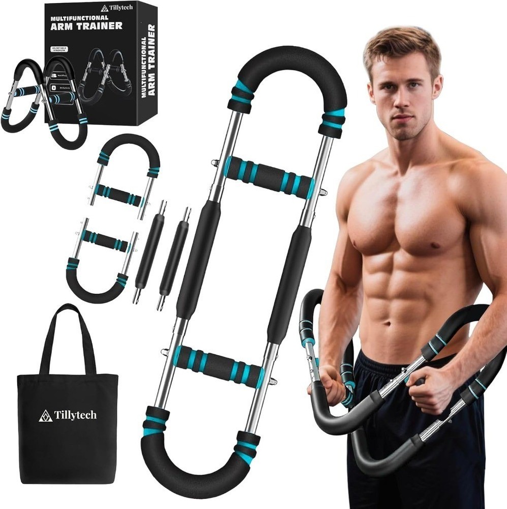 Adjustable Arm Exerciser Wrist Strength Trainer Home Chest Expander Exercise