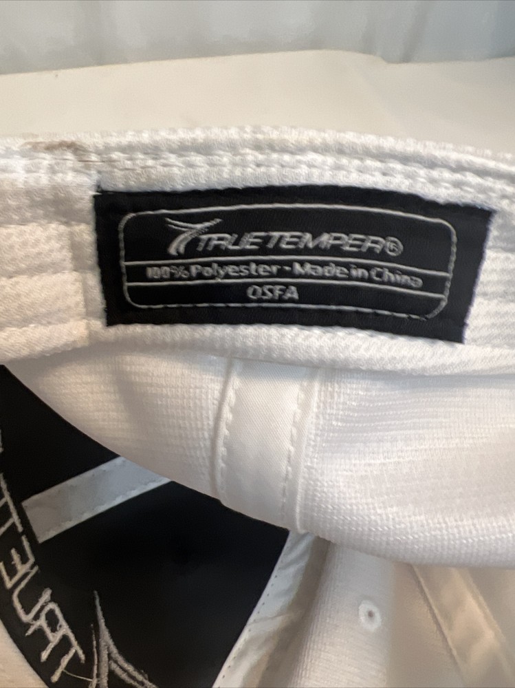 True Temper Adjustable Golf Golfing Hat Black Embroidered