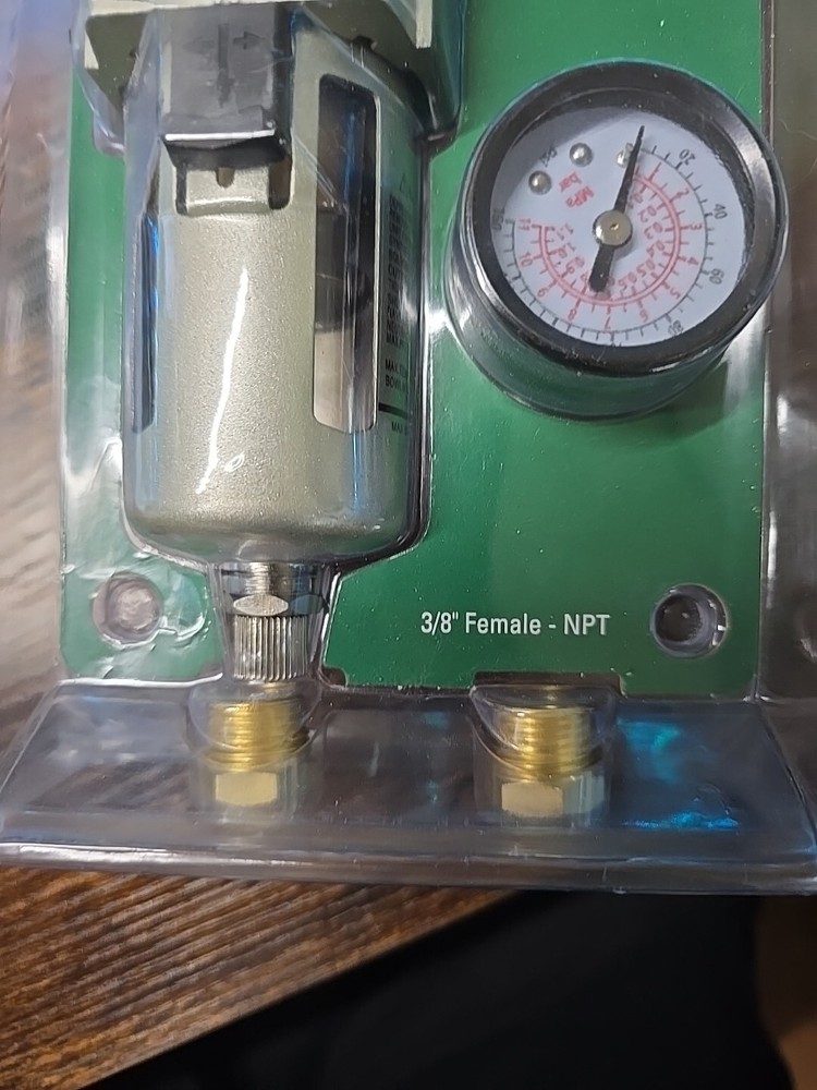 Master Force 3/8 Air Filter Regulator Lot Of 2