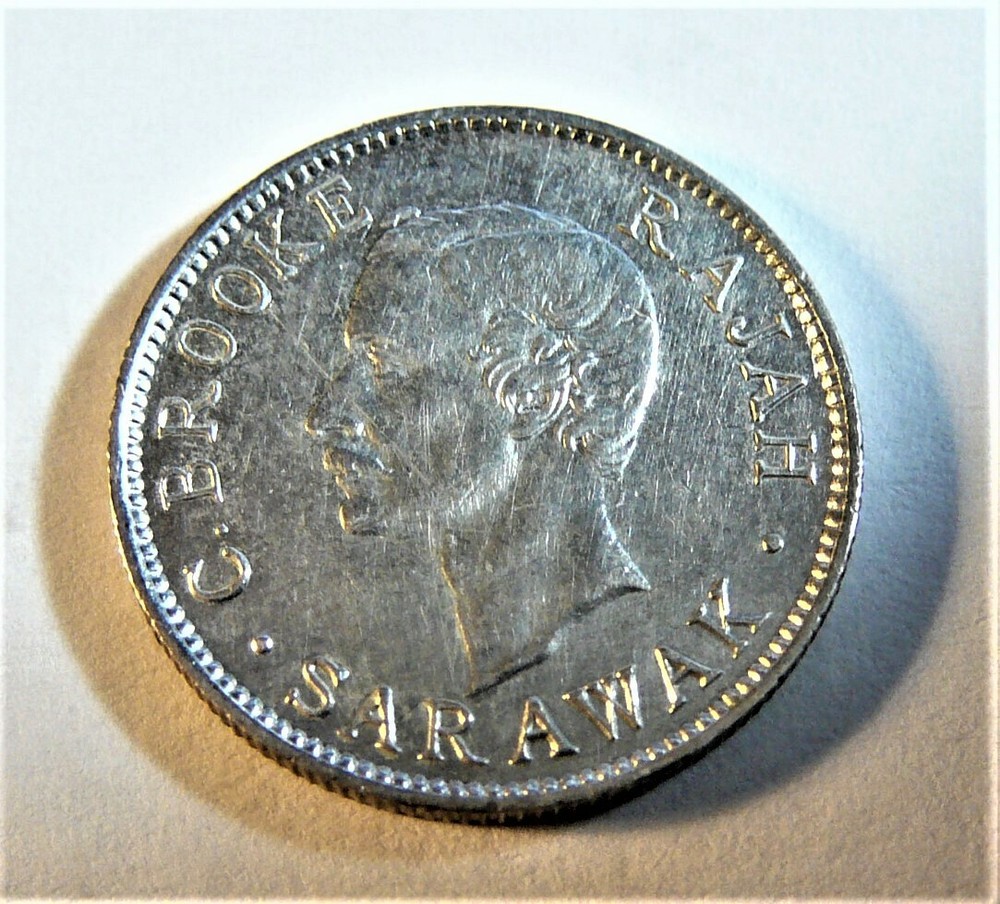 SARAWAK 1900 H 10 CENTS  SB1