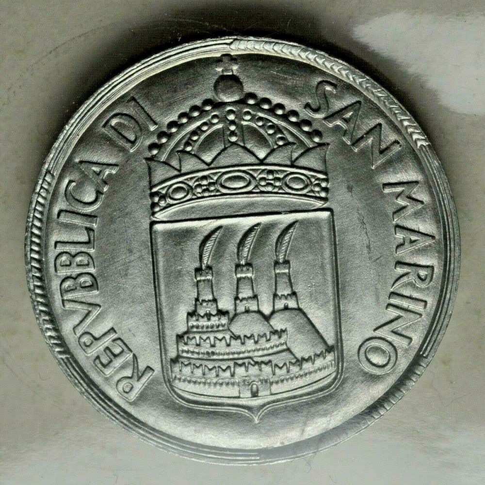 1 Lyre Sealed 1973 San Marino