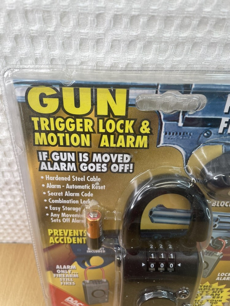DAC Technologies Gun Trigger Lock & Motion Alarm Brand New Sealed