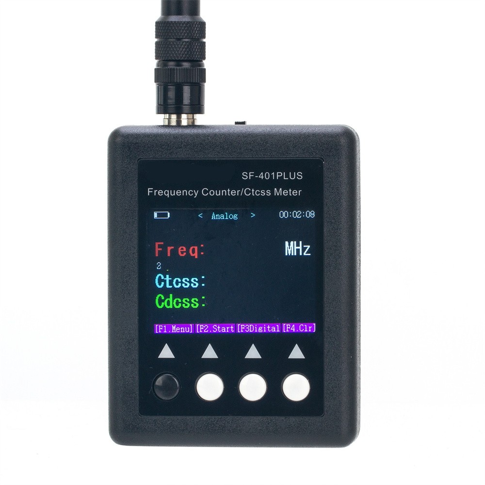 Portable Frequency Counter Meter 27MHz-3GHz with CTCSS/DCS Decoder For DMR Radio