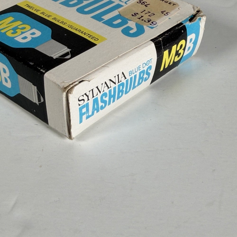 Sylvania Blue Dot Flashbulbs M3B 12-Pack in Original Packaging