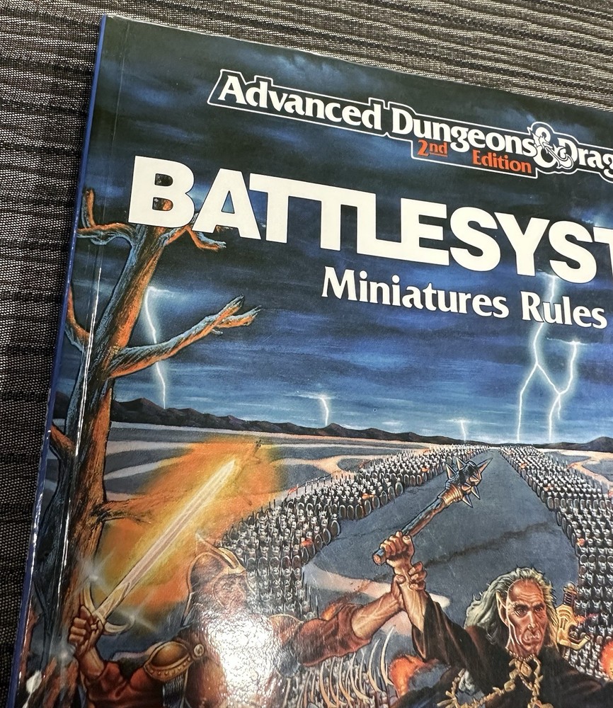 1985 Battlesystem Miniatures Rules Advanced Dungeons & Dragons TSR 2E 9266 Game
